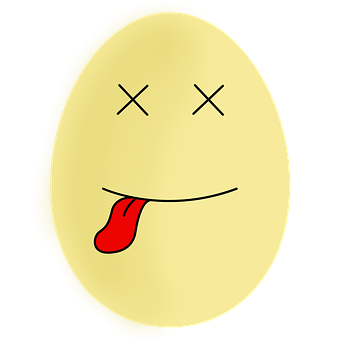 Exhausted Egg Expression PNG