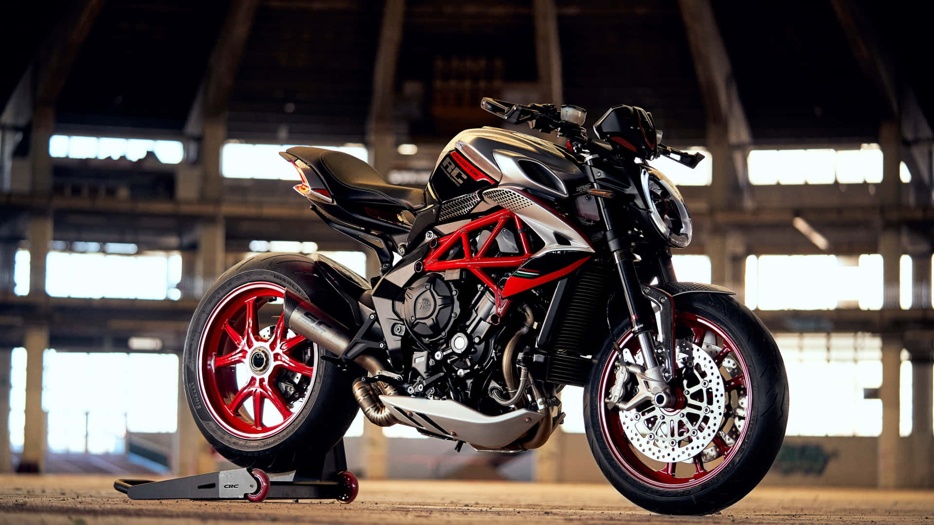 Exhilarating Speed - Mv Agusta Motorbike Wallpaper