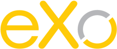 Exo Brand Logo Yellow Grey PNG