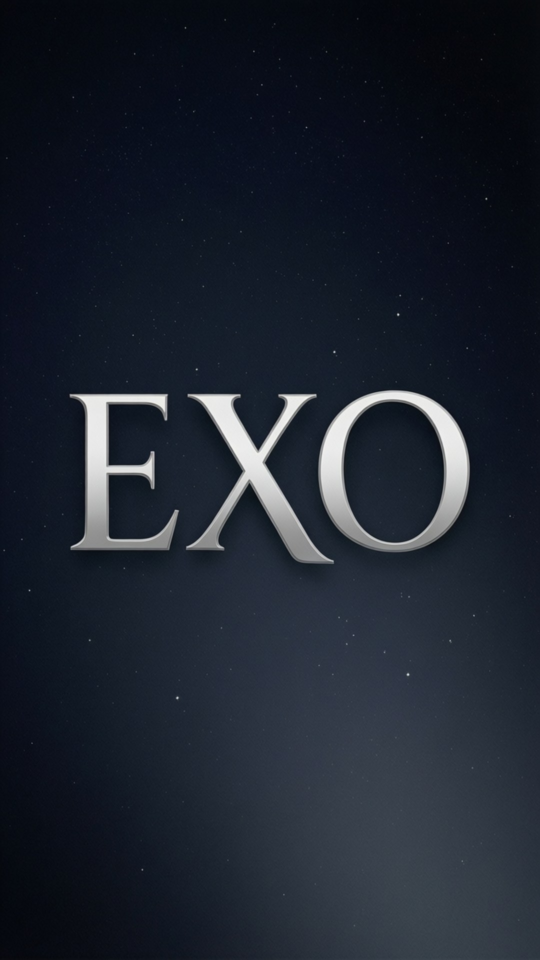 EXO Tipografia Argento Sfondi