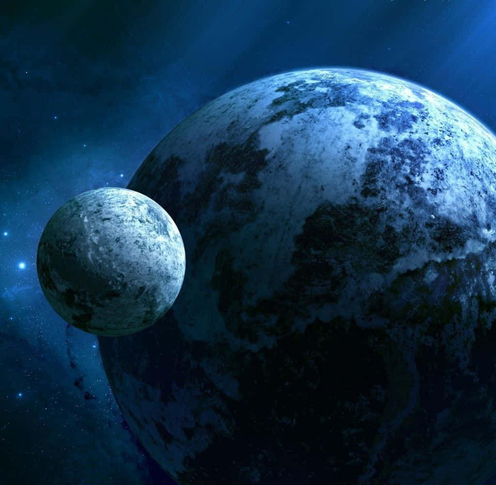 Mysterious Exoplanet in Outer Space Wallpaper