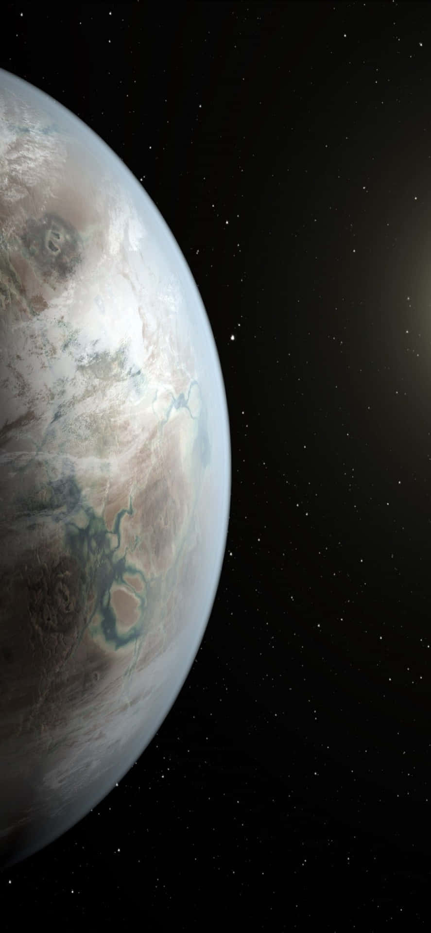 Stunning Exoplanet Landscape Wallpaper