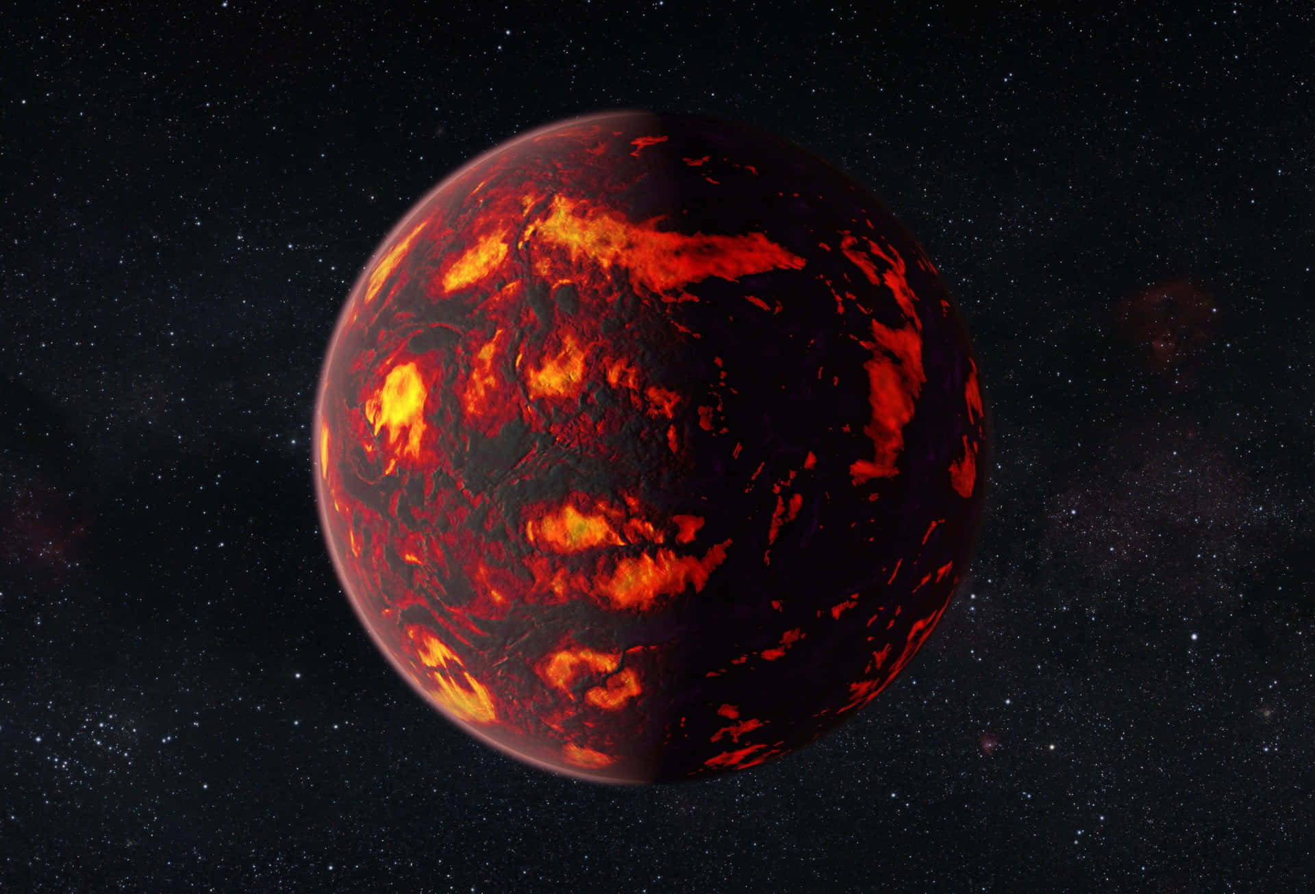 Stunning Exoplanet Landscape in High Resolution Wallpaper