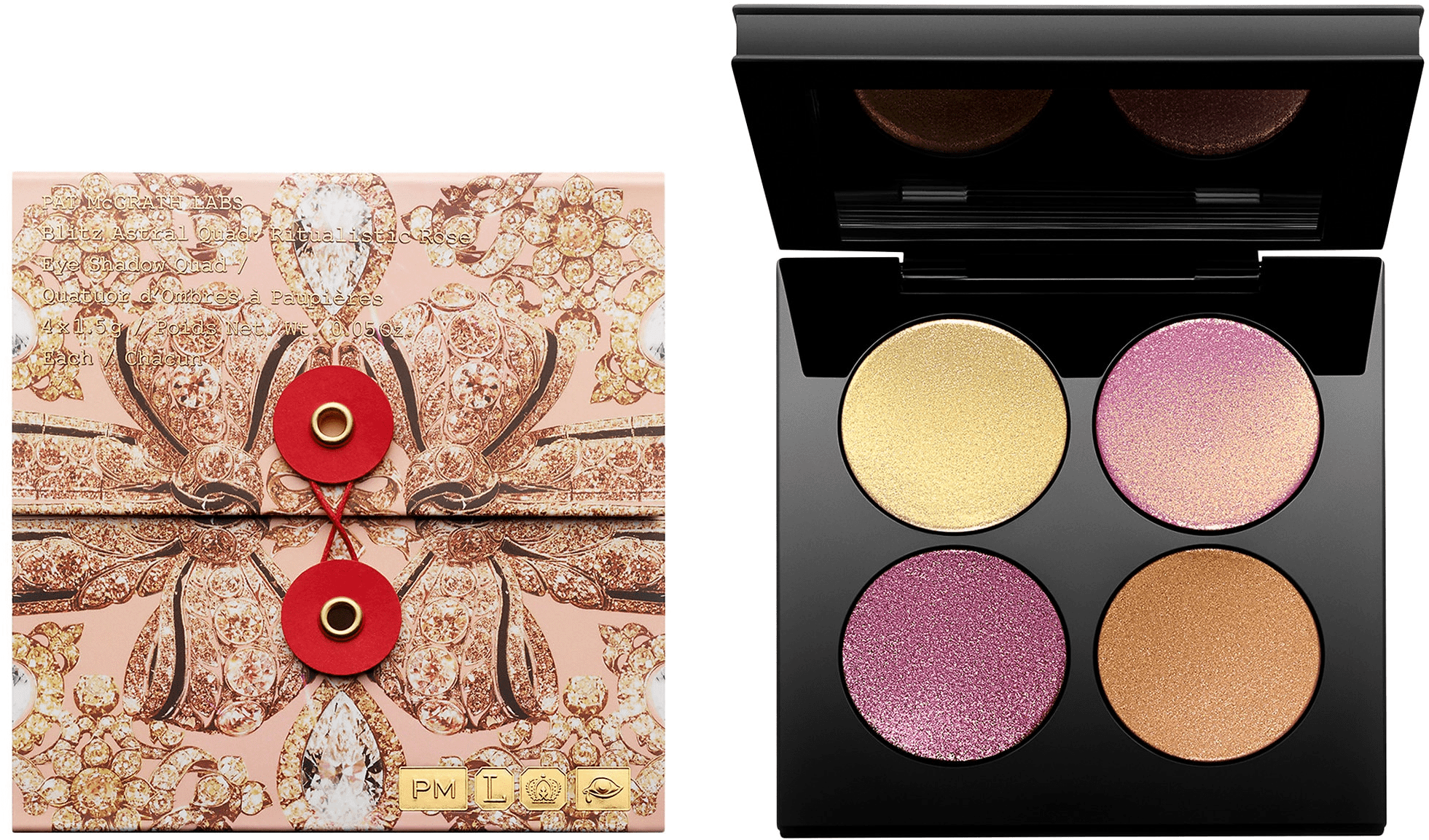 Exotic Eyeshadow Palette Open PNG