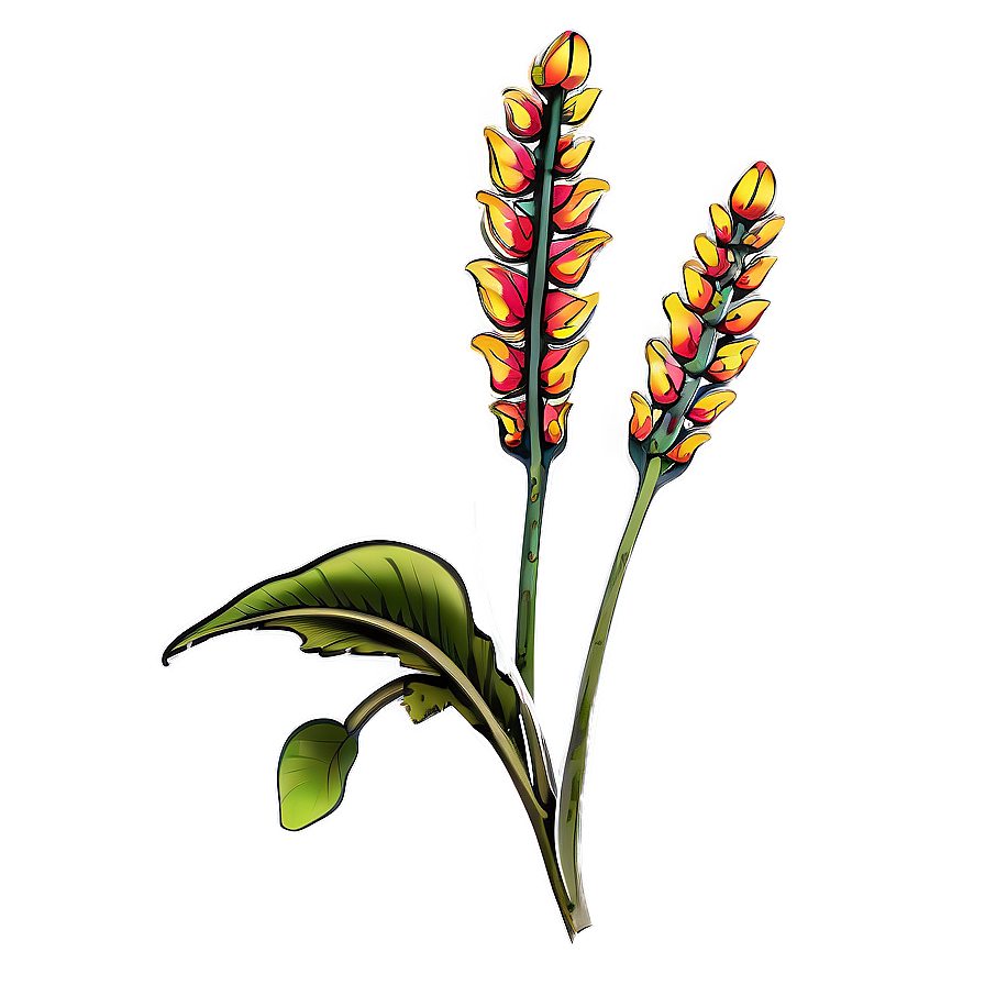 Exotic Flower Outline Drawing Png Rss PNG