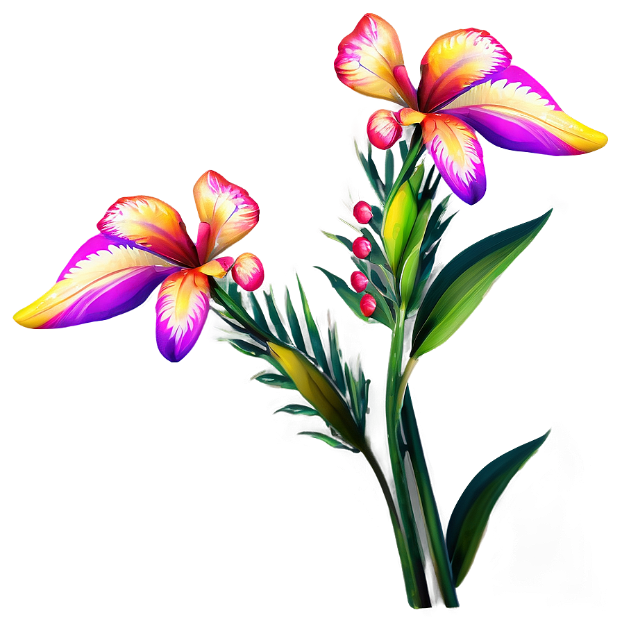 Exotic Flower Stem Png Tcg91 PNG