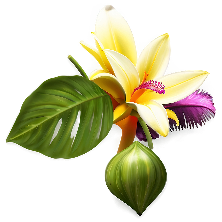 Exotic Flowers Collection Png 04292024 PNG
