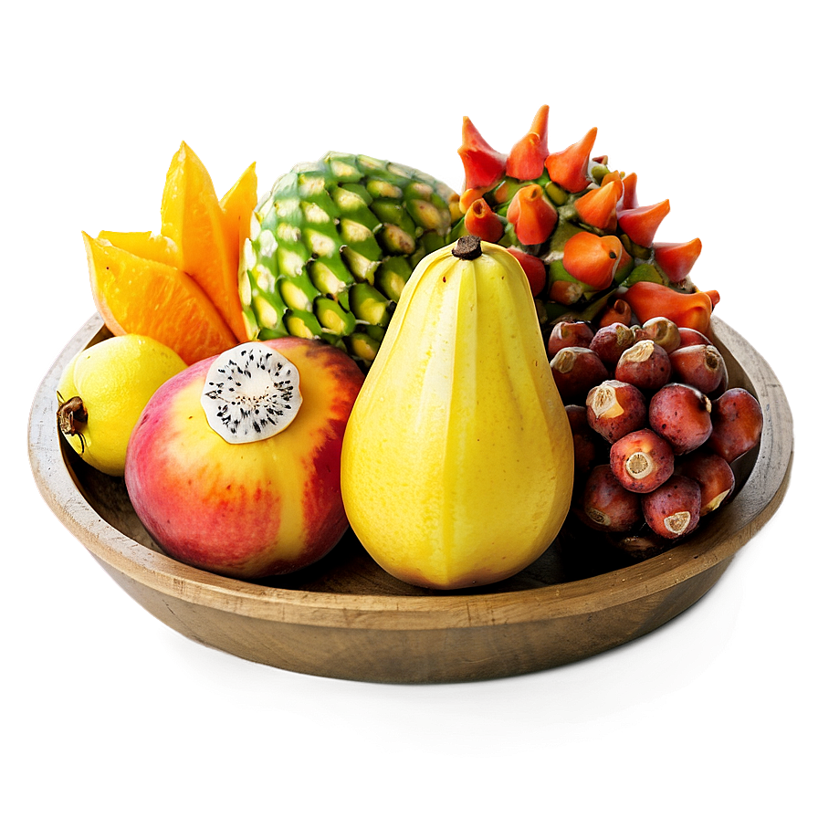 Exotic Fruit Platter Png 3 PNG