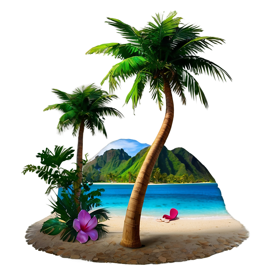 Download Exotic Island Vacation Png Ejs | Wallpapers.com