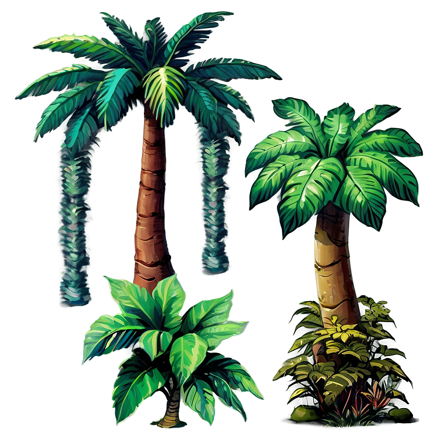 Exotic Jungle Trees Png 76 PNG