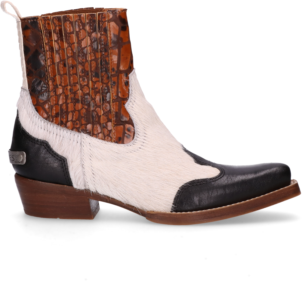 Exotic Leather Cowboy Boot PNG