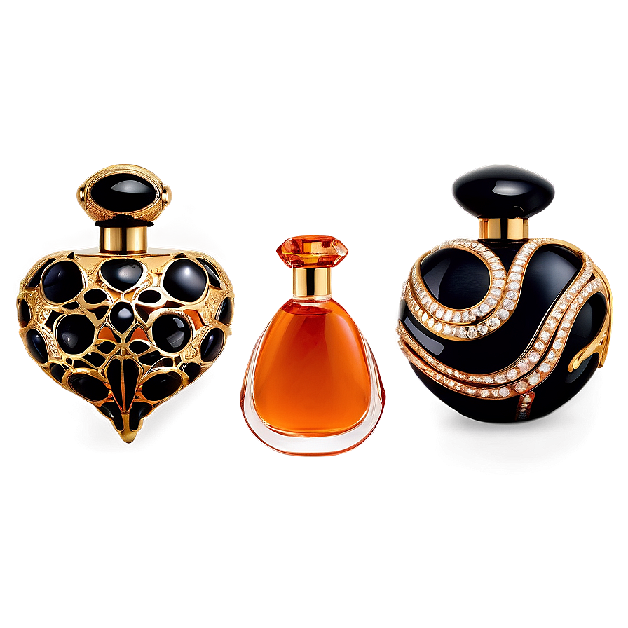 Exotic Perfume Bottle Shapes Png Vub52 PNG