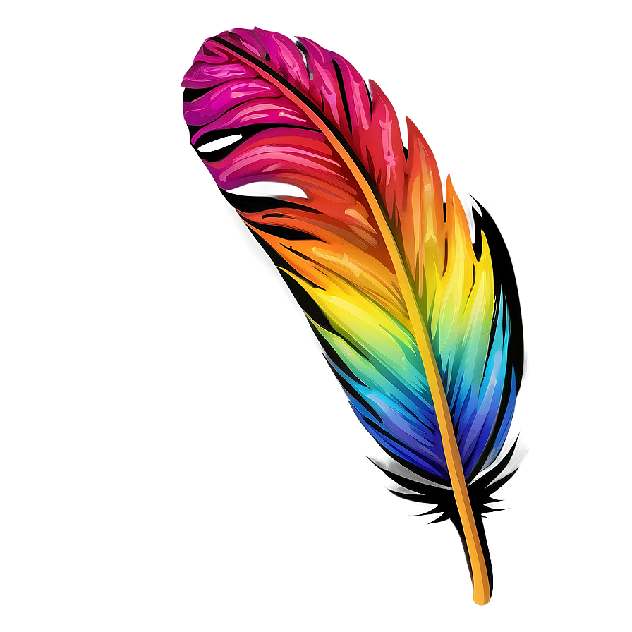 Exotic Tropical Feather Png 05042024 PNG