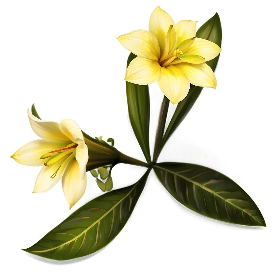 Exotic Yellow Flowers Png Mek67 PNG