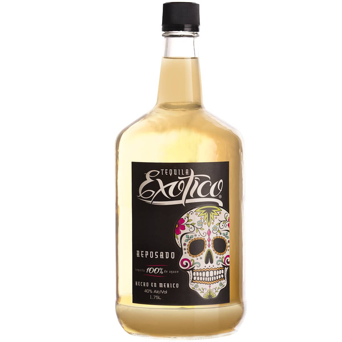 Caption: Exquisite Exotico Tequila Reposado in Thick Bottle Wallpaper