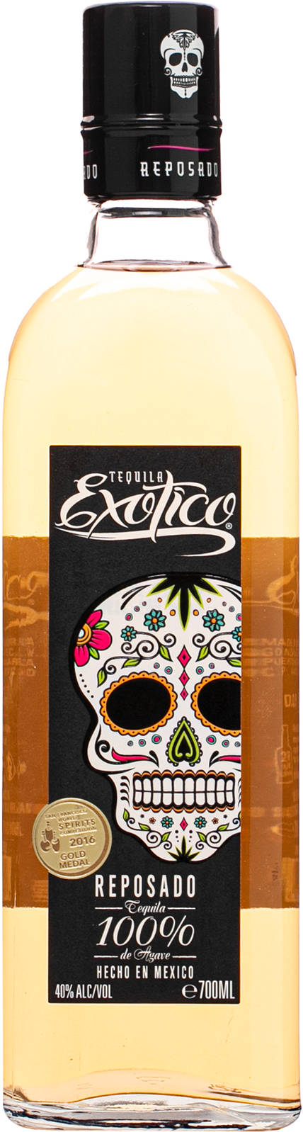 Exotico Tequila Reposado With Gold Sticker Wallpaper