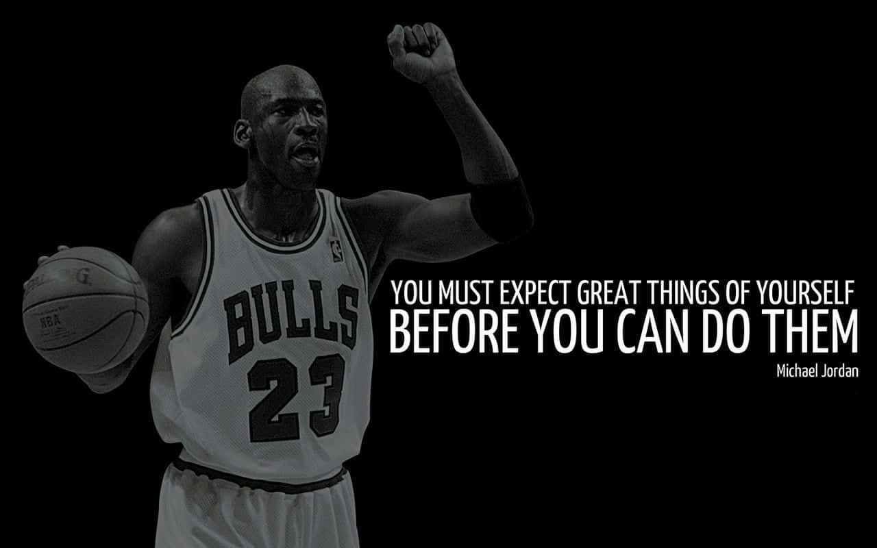 Expect Greatness Michael Jordan Quote Wallpaper