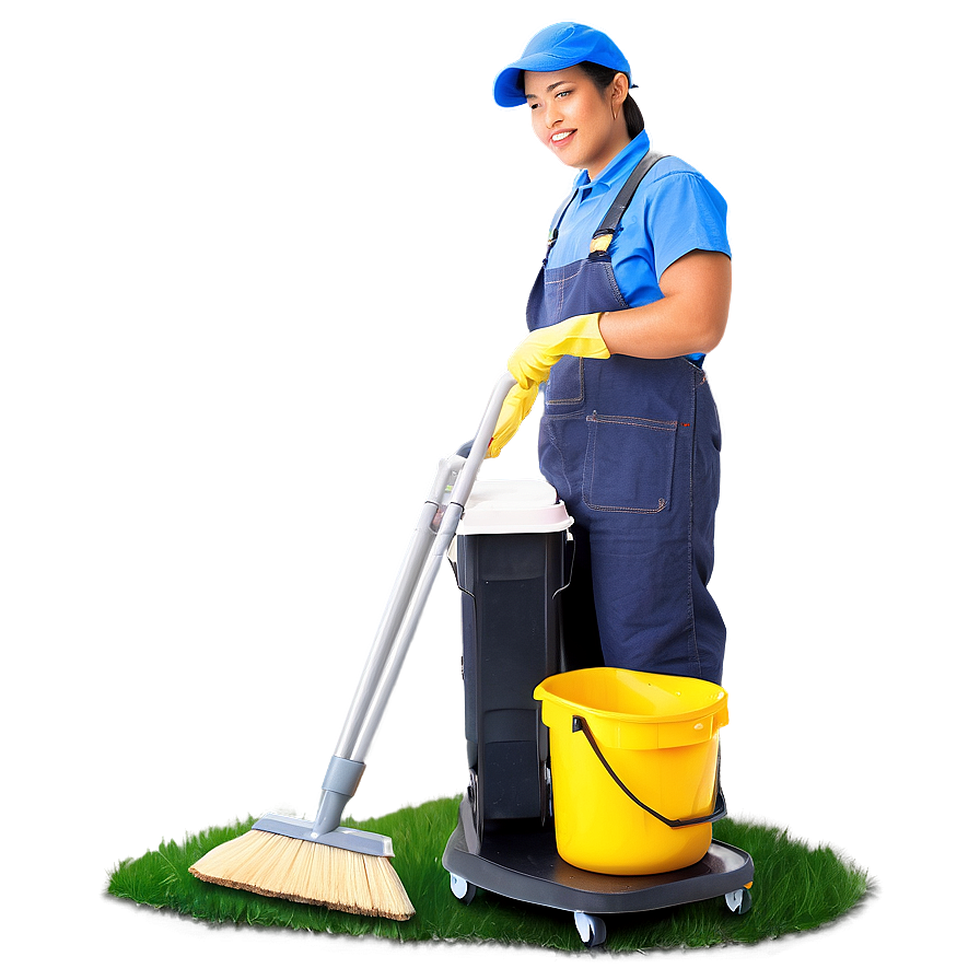 Download Experienced Janitor Png Nyg | Wallpapers.com