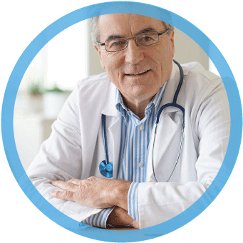 Experienced Medical Professional Portrait PNG