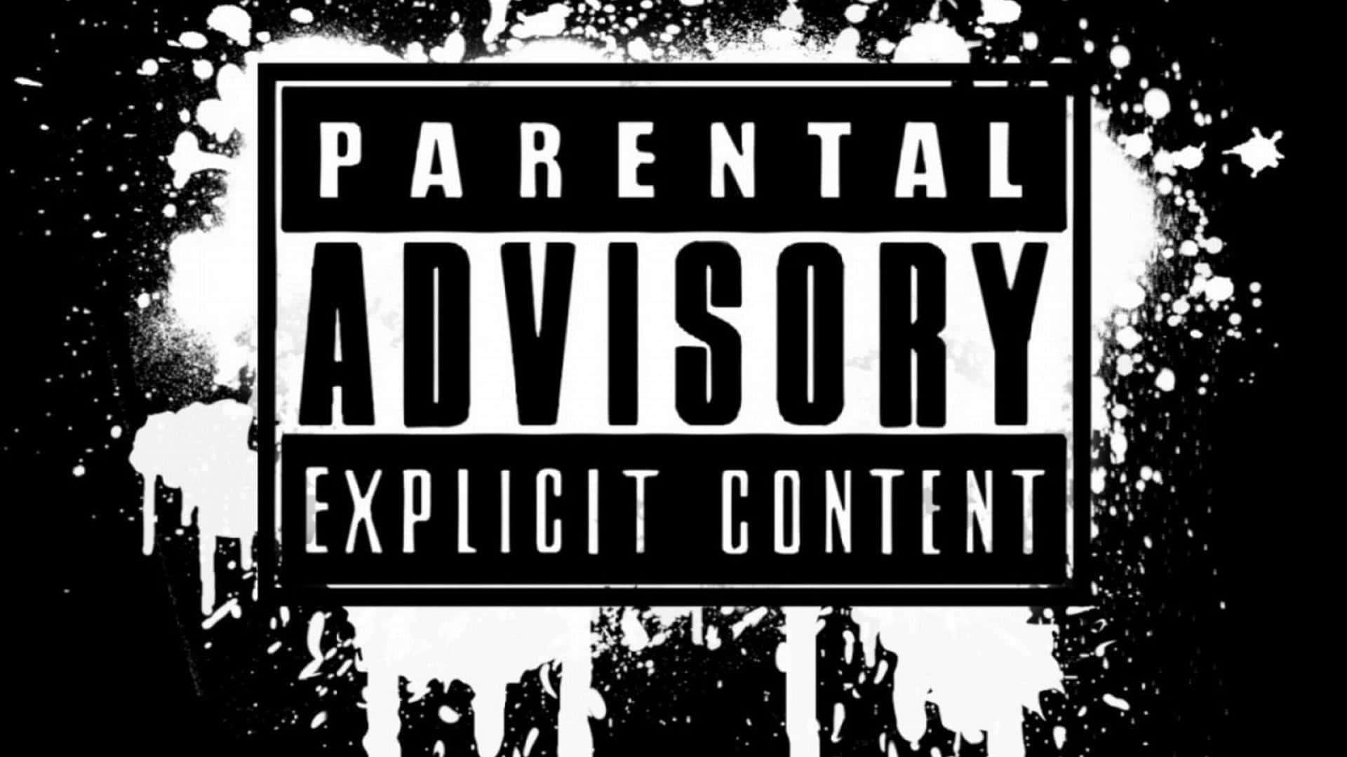 Explicit Content Advisory Art Wallpaper