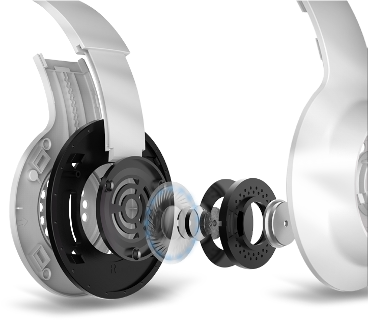 Exploded View Headphones PNG