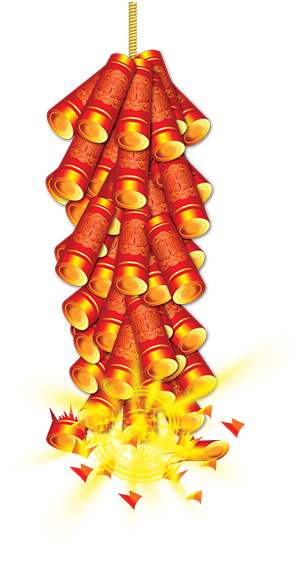 Diwali Smällare Png Hd Kvalitet - Kinesiskt Nyår Smällare Png, Transparent Png