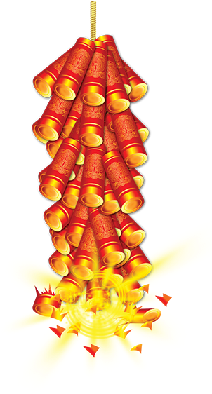 Exploding Firecrackers Bundle PNG
