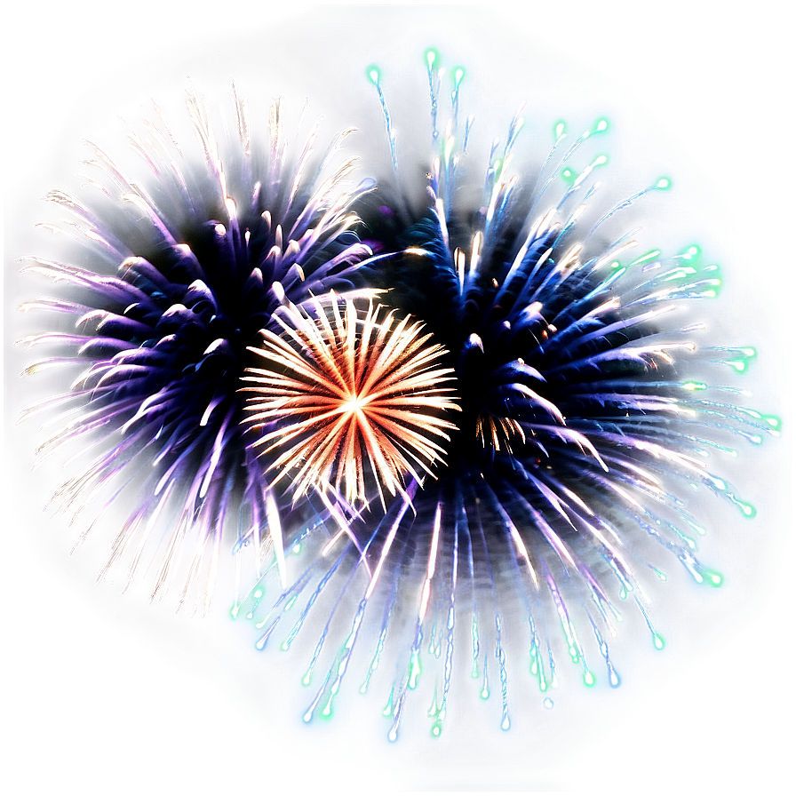 Exploding Fireworks Display Png Wyh PNG