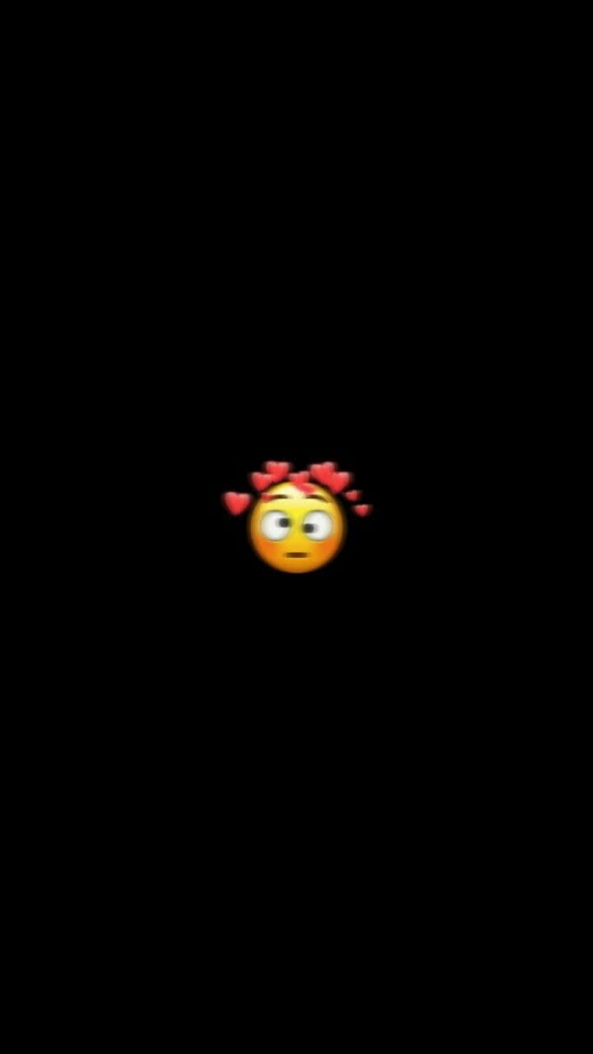 Emoji Kepala Meledak Di Latar Belakang Hitam Wallpaper