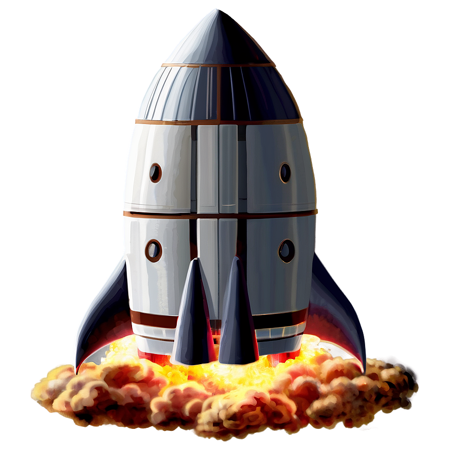 Exploding Rocketship Png Ffp89 PNG