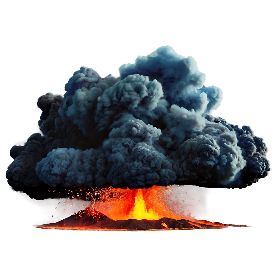 Exploding Volcano Png 30 PNG