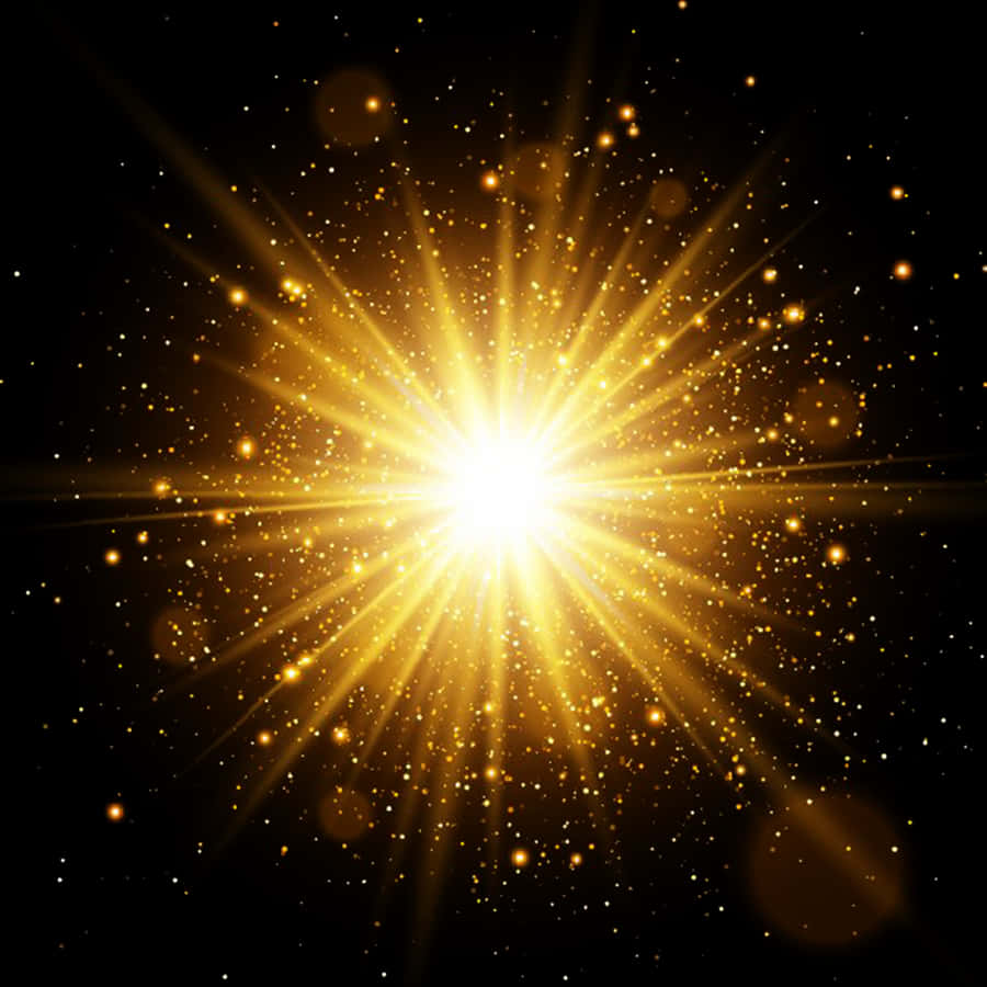 Sparkly Light Explosion Background Effect