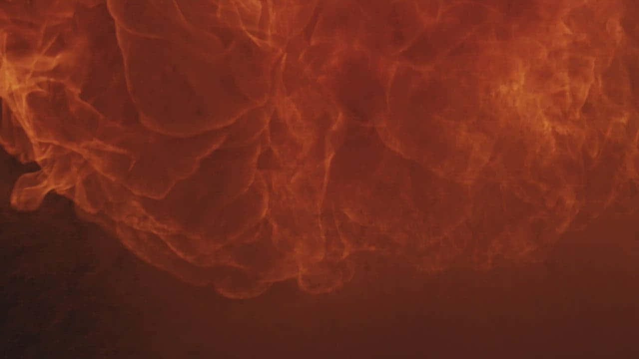 Hazy Red Fire Explosion Background