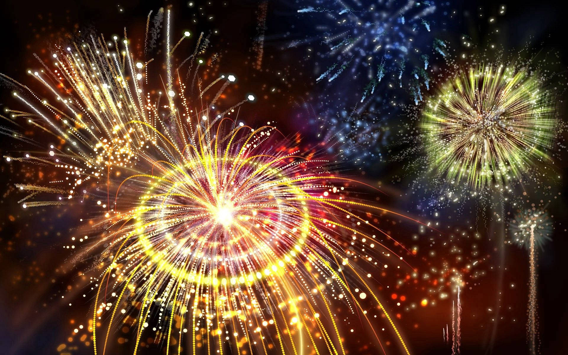 Explosion, Flash, Bright, Fireworks, Colorful Background