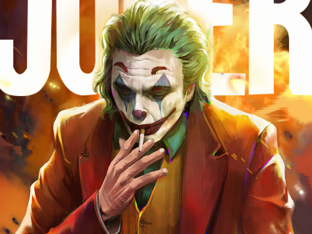 Explosion Smoking Joker Pfp Wallpaper
