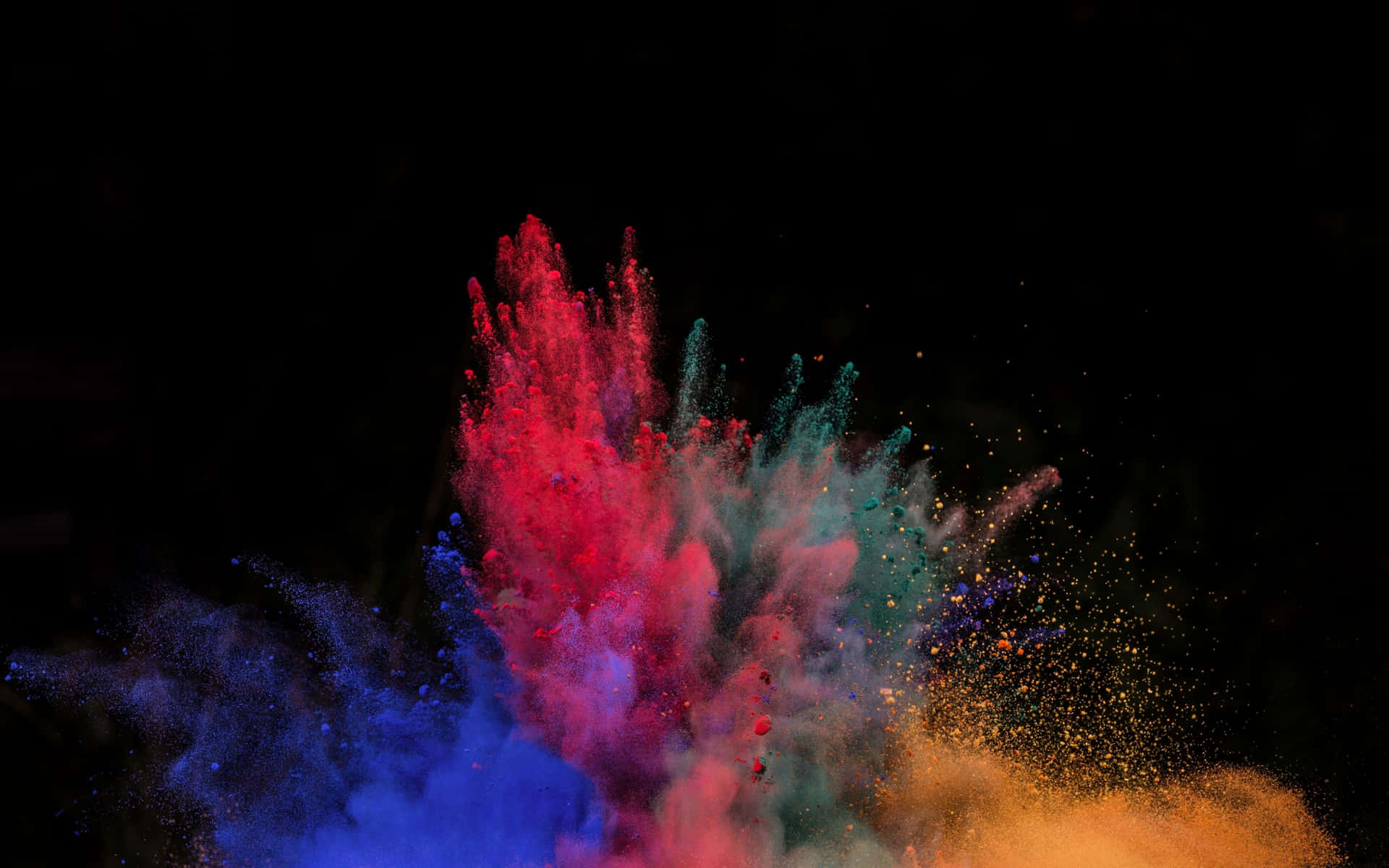 Explosiónpoderosa Con Colores Vibrantes