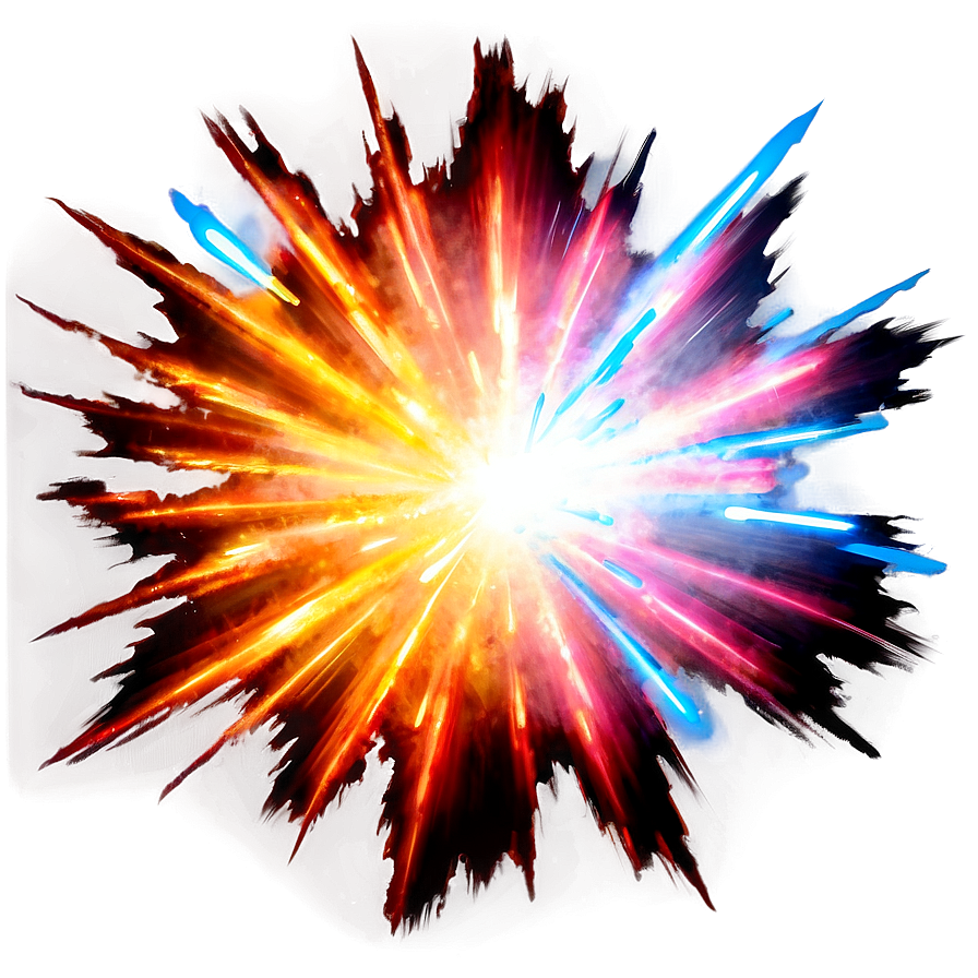 Explosive Energy Burst Png 04302024 PNG