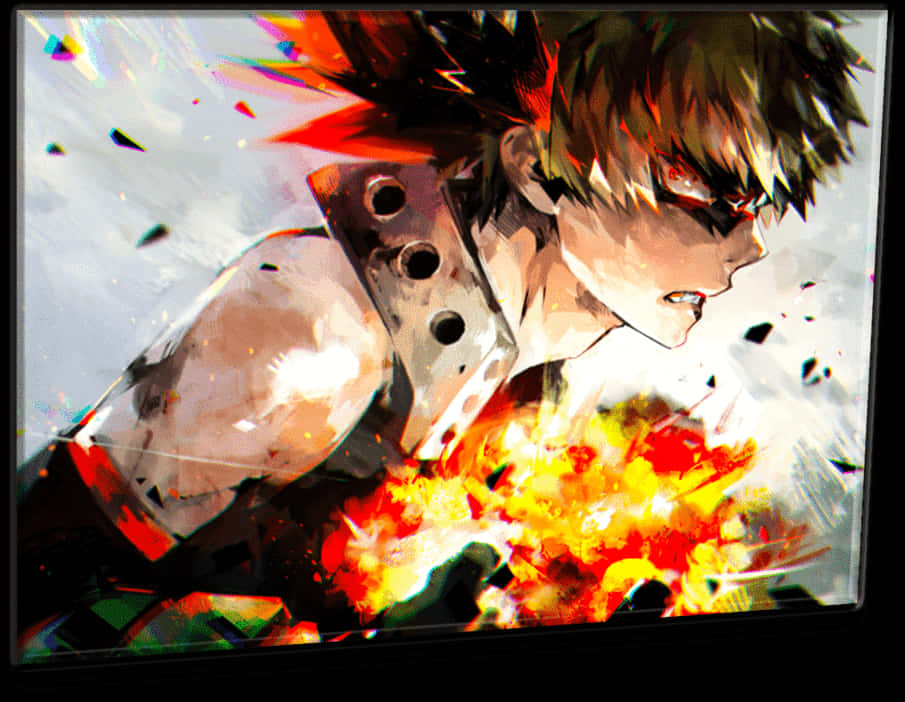 Explosive Hero Bakugouin Action PNG