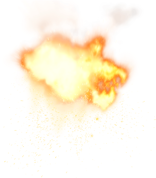 Explosive Particle Effect PNG