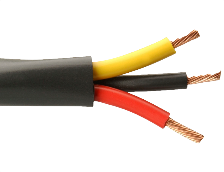 Exposed Electrical Cable Wires PNG