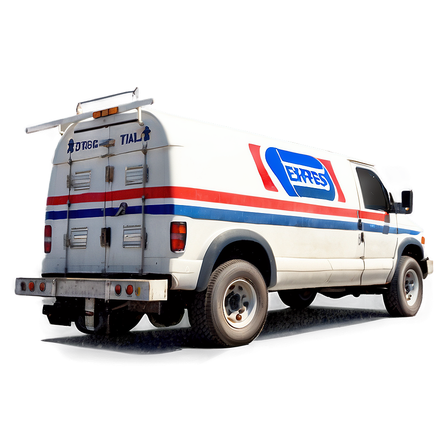 Express Mail Truck Png 06212024 PNG