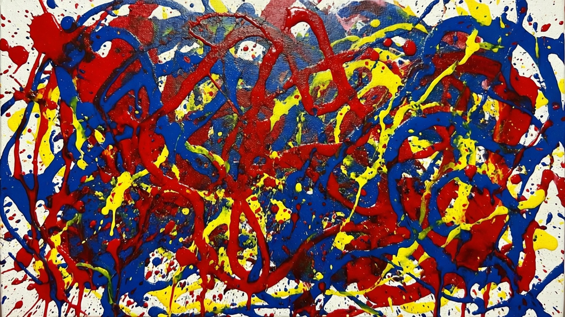 Expressionistisk Kluddermålning Bakgrundsbilder
