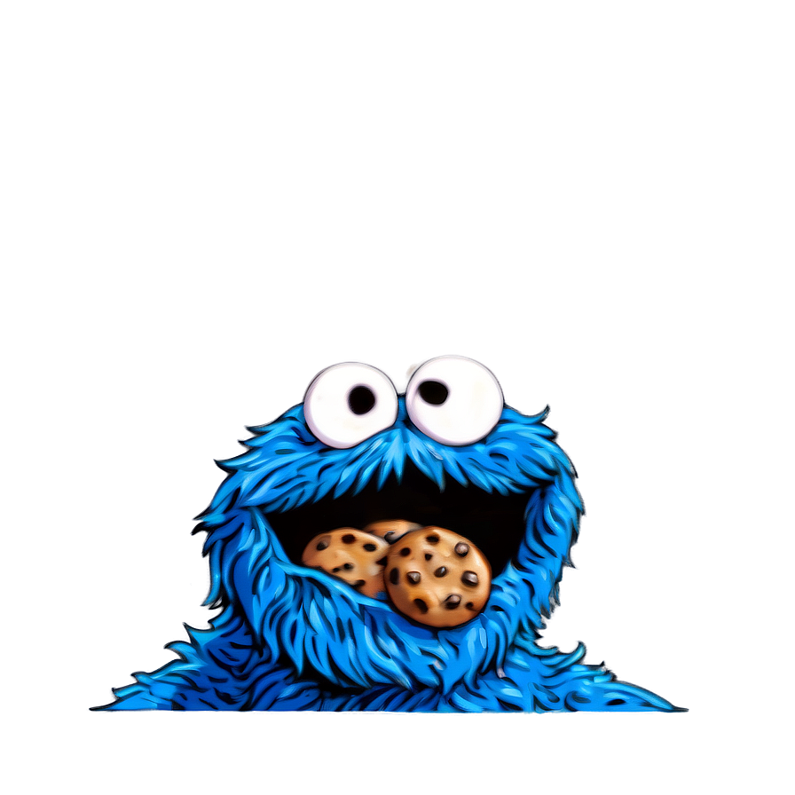 Download Expressive Cookie Monster Png Bod77