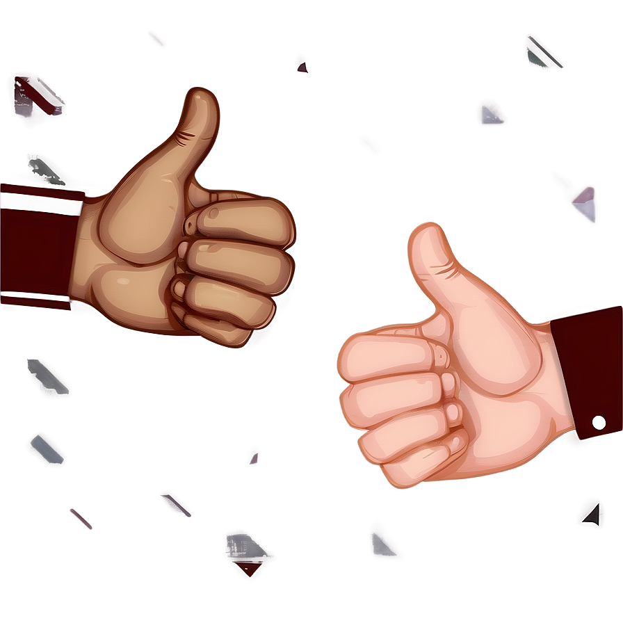 Expressive Thumbs Up Image Png Sco72 PNG