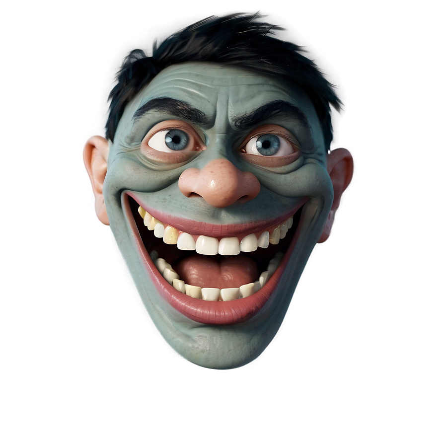 Expressive Trollface Character Png 28 PNG