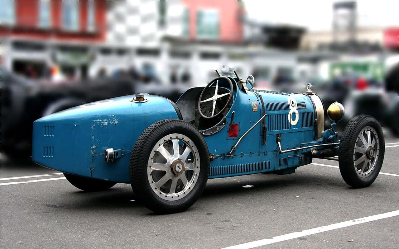 Exquisite Classic Bugatti In Full Glory Wallpaper