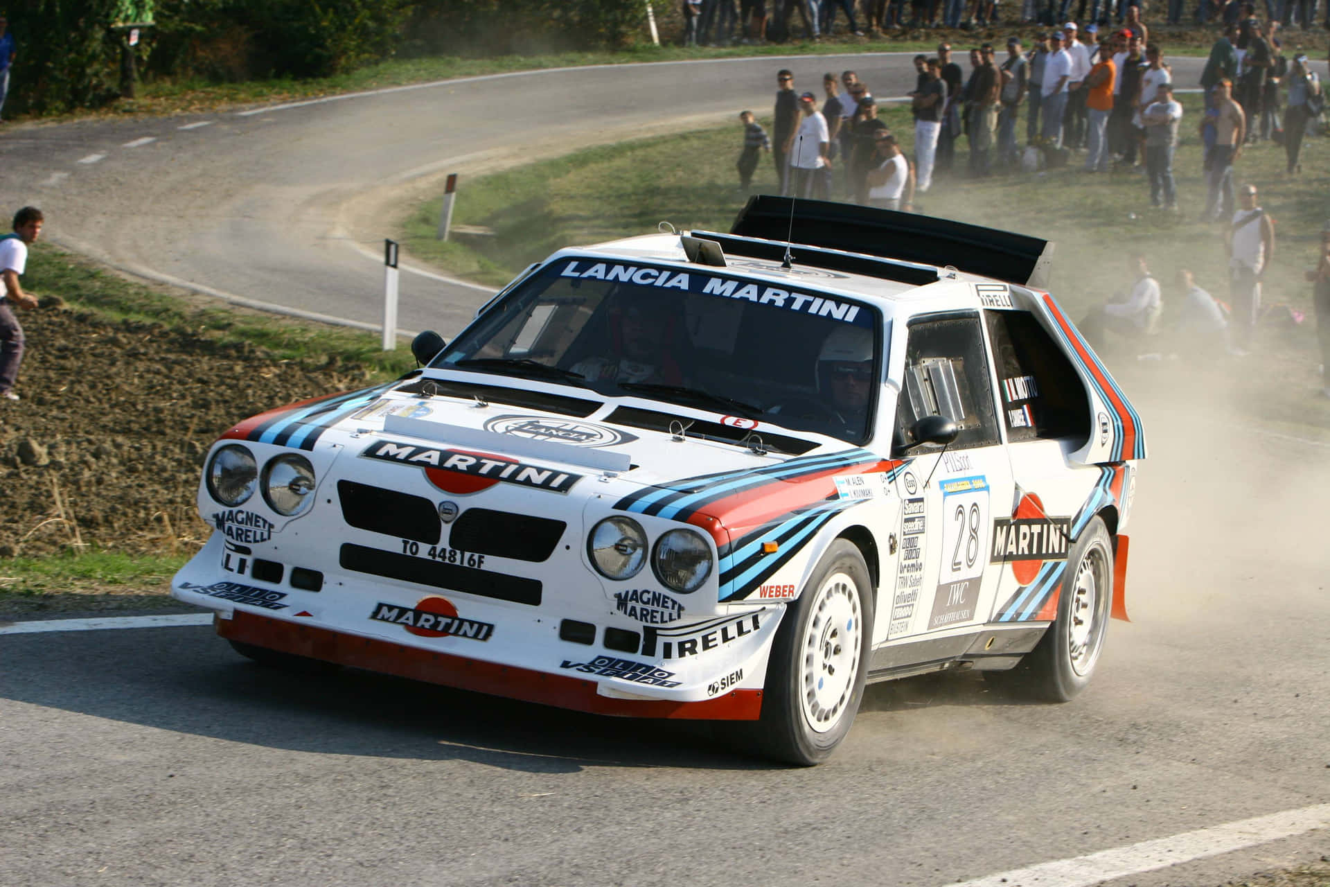 Exquisite Lancia Delta In Full Glory Wallpaper