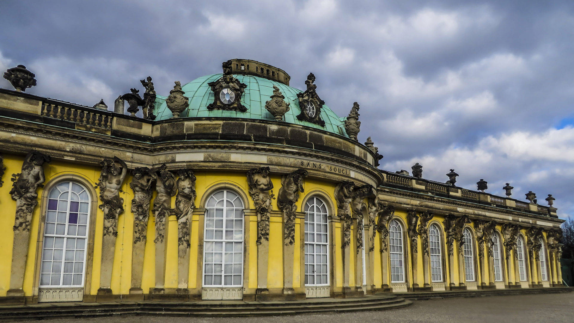 Exterior Of Sanssouci Palace Potsdam Picture