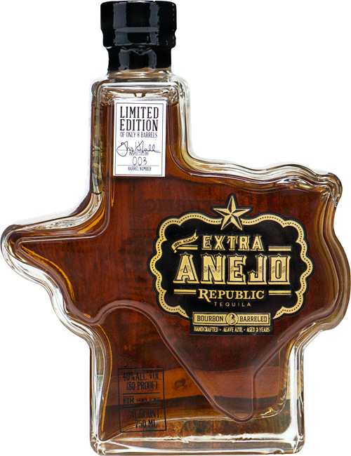 Extra Anejo Tequila Limited Edition Bottle PNG