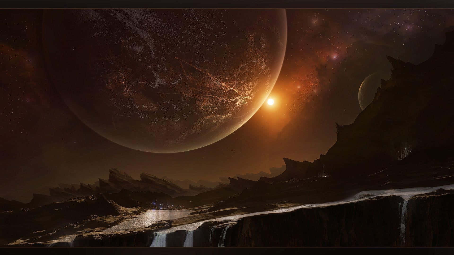 Extraterrestrial Landscape H D Wallpaper